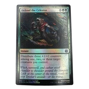 🎇Holographic Defend the Celestus Magic: The Gathering Trading Card